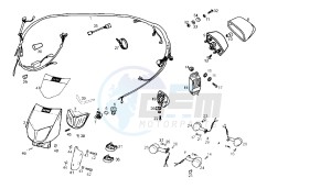 SENDA SM X-TREM 2A EDIZIONE - 50 CC VTHSR2C1A EU2 2A EDIZIONE drawing WIRING HARNESS