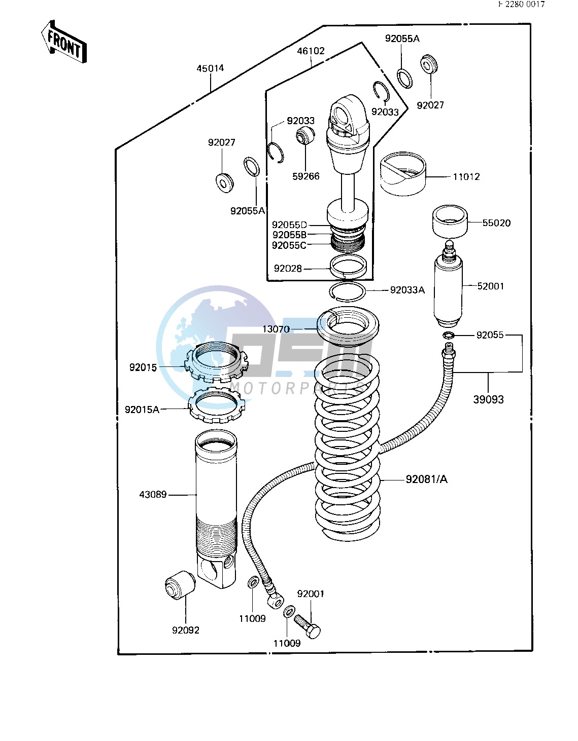 SHOCK ABSORBER -- 84 A1- -