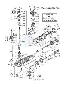 F250AETX drawing PROPELLER-HOUSING-AND-TRANSMISSION-1