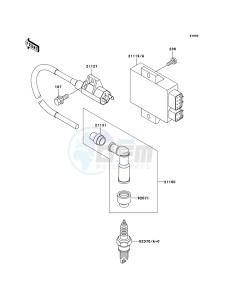 ELIMINATOR 125 BN125-A8 GB XX (EU ME A(FRICA) drawing Ignition System