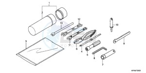 CBR650FAG CBR650F 6ED - (6ED) drawing TOOLS