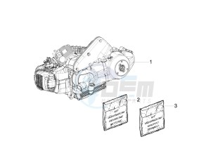 LX 150 4T ie Touring drawing Engine assembly