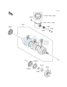 JT 900 A [900 STX] (A1-A2) [900 STX] drawing CRANKSHAFT_PISTON-- S- -