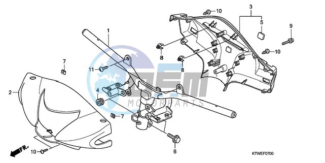 HANDLE PIPE/HANDLE COVER