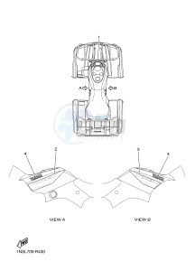 YFM350A YFM35GTXH GRIZZLY 350 2WD (B149) drawing GRAPHICS