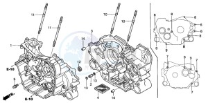 TRX680FA drawing CRANKCASE