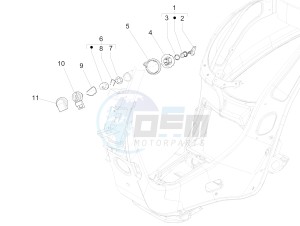 Sprint 125 4T 3V ie (APAC) (CAPH, EX, RK, TW, VT) drawing Locks