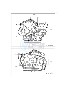 VULCAN 900 CUSTOM VN900CDF GB XX (EU ME A(FRICA) drawing Crankcase Bolt Pattern