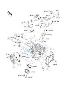 AN 112 D (D6F-D7F) D7F drawing CYLINDER HEAD