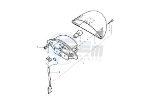 YQ AEROX 50 drawing TAILLIGHT