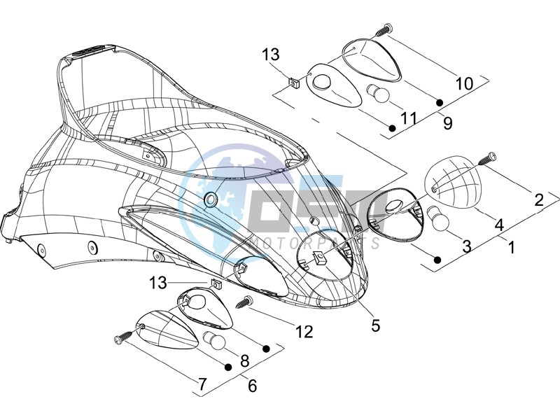 Rear headlamps - Turn signal lamps