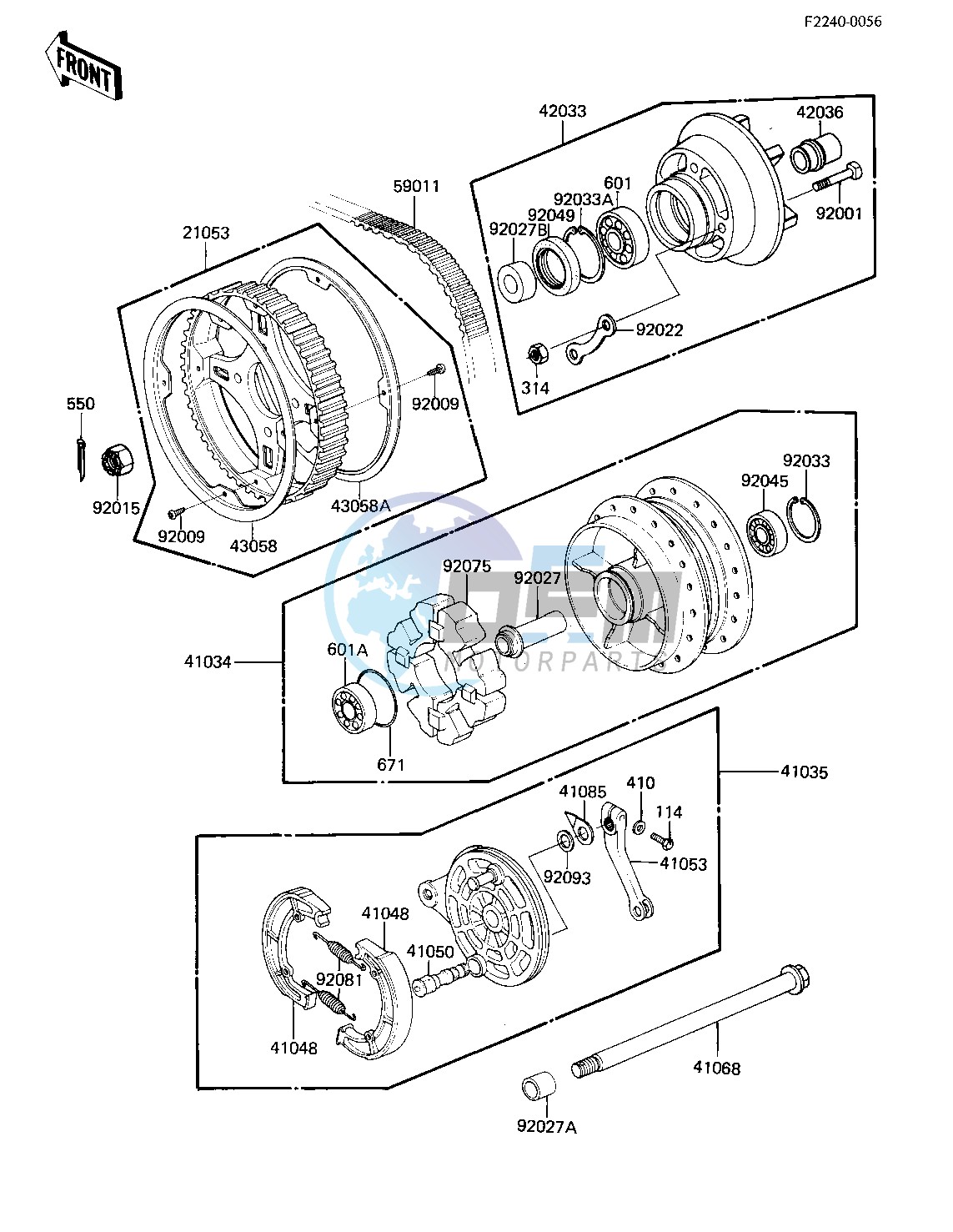 REAR HUB_BRAKE_BELT