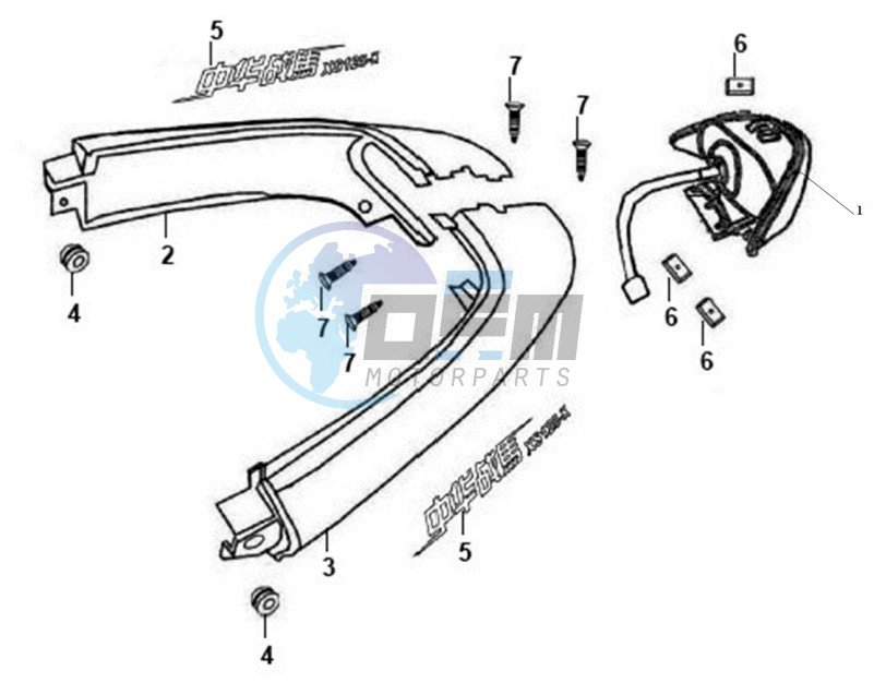 TAIL LIGHT - COWLING