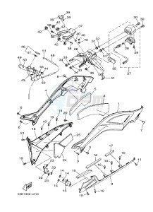 XP500A T-MAX 530 (59CE) drawing SIDE COVER 2