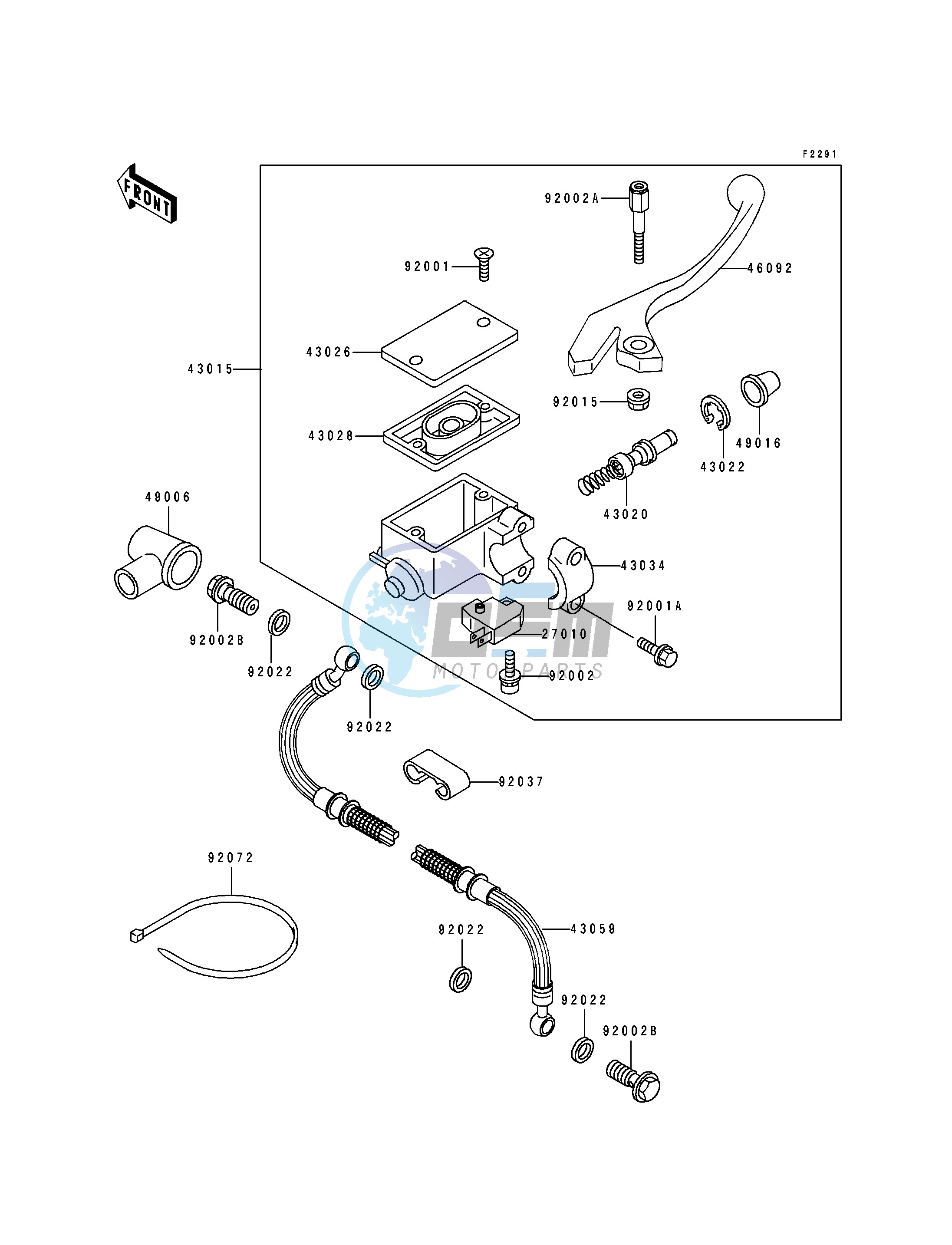 FRONT MASTER CYLINDER