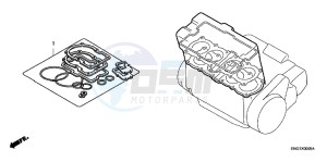 CB600FAB drawing GASKET KIT A