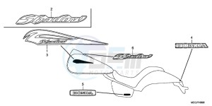 VT750C2BC drawing MARK (VT750C2B/C2S)