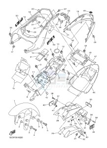 FZ1-N FZ1 (NAKED) 1000 (1EC9) drawing FENDER