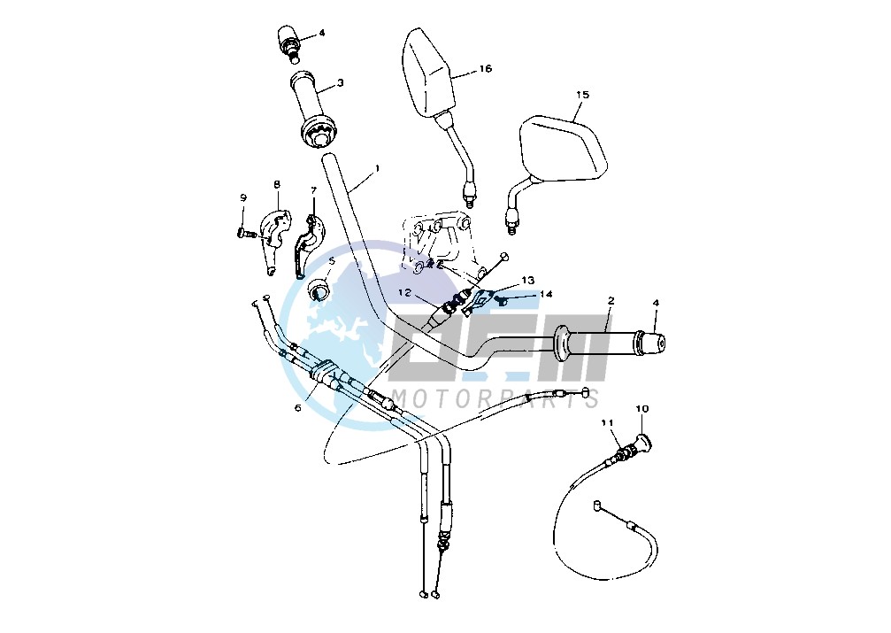 STEERING HANDLE -CABLE