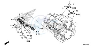 CB650FE CB650F 2ED - (2ED) drawing THERMOSTAT