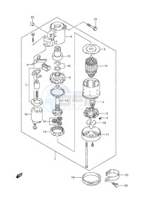 DF 140A drawing Starting Motor