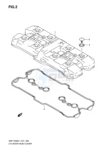 GSF-1250S BANDIT EU drawing CYLINDER HEAD COVER