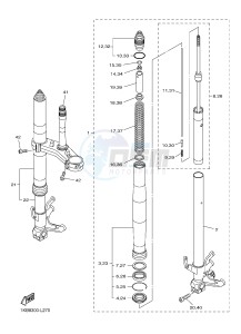 YZF-R1 998 R1 (1KB8 1KB9) drawing FRONT FORK