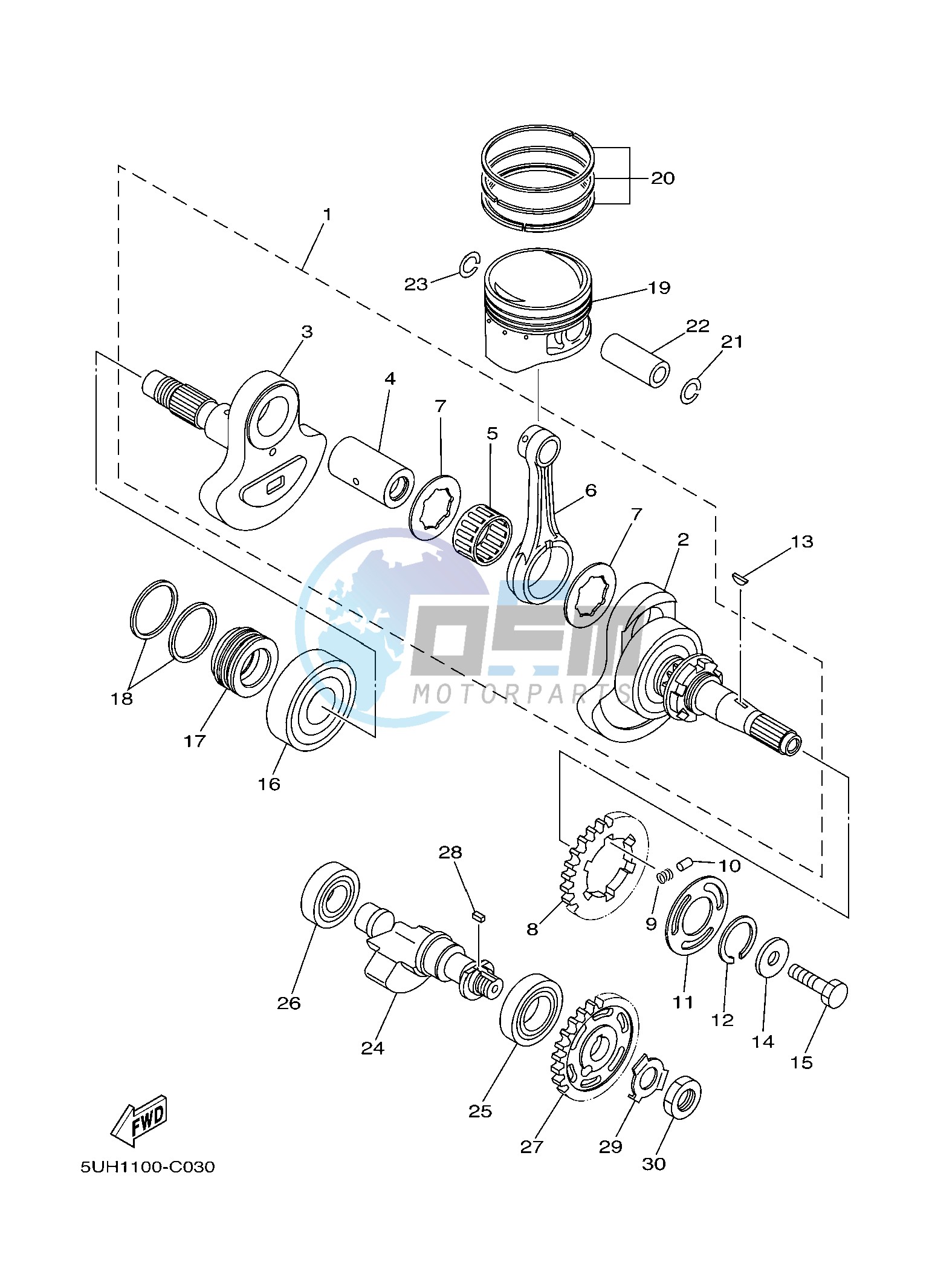 CRANKSHAFT & PISTON