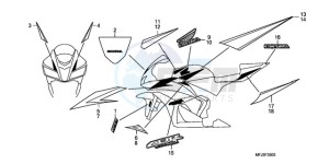 CBR600RR9 Europe Direct - (ED / MME) drawing MARK/STRIPE (6)