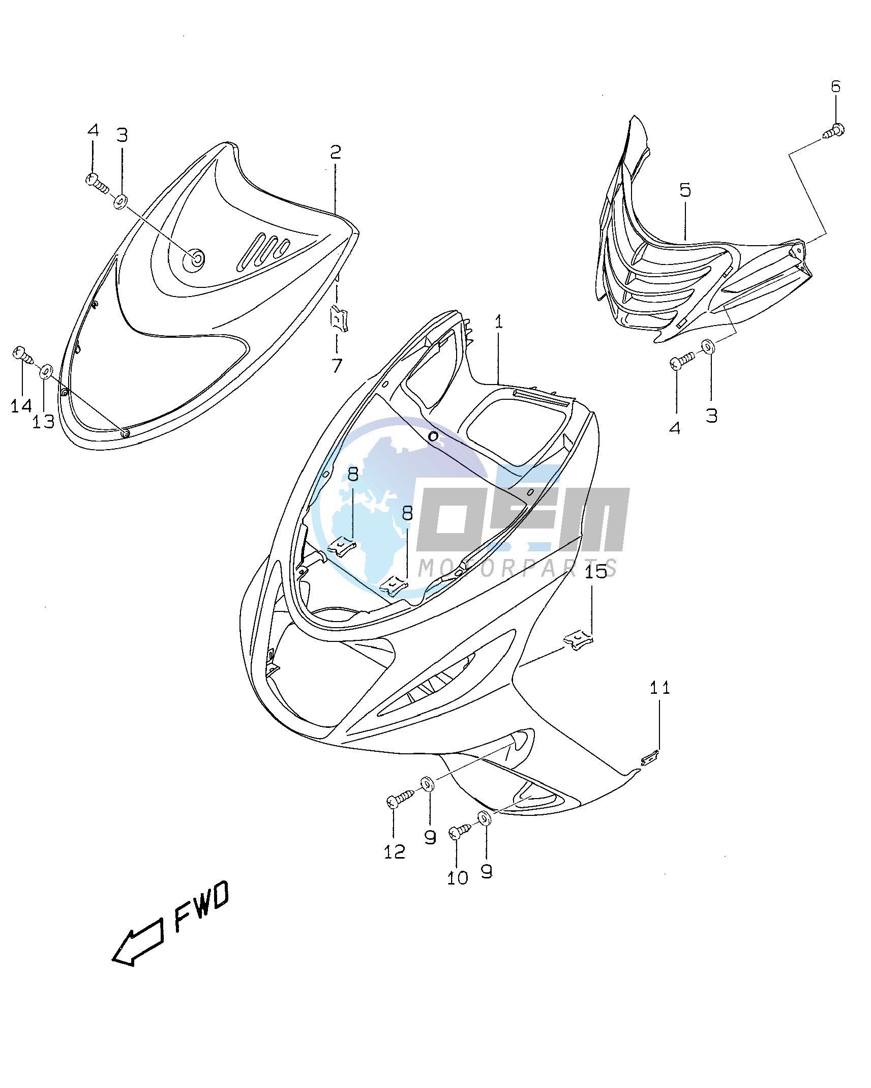 FRONT LEG SHIELD (model K1)