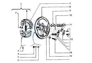 FL2 HP 50 drawing Brake shoe Holder