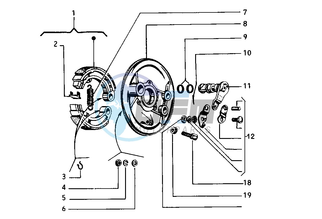 Brake shoe Holder