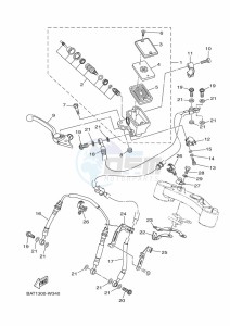 MT-07 MTN690-U (BHH4) drawing FRONT MASTER CYLINDER