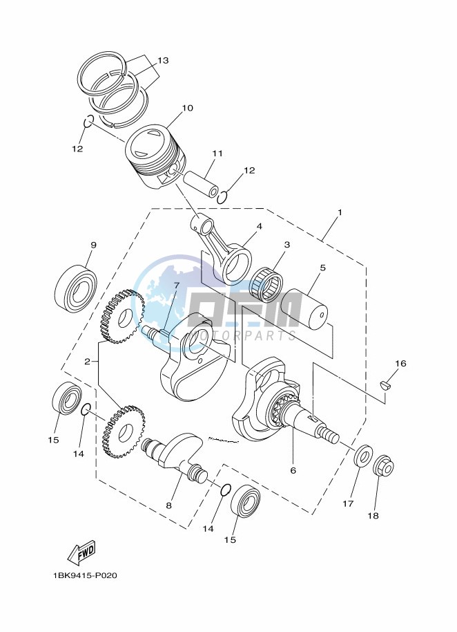 CRANKSHAFT & PISTON