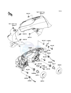 ER-6f ABS EX650D9F GB XX (EU ME A(FRICA) drawing Headlight(s)