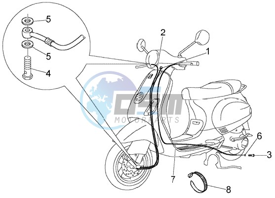 Transmissions-brake piping