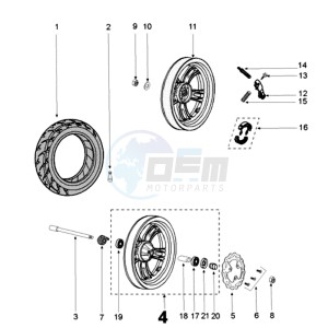 KISBEE MX A drawing WHEELS