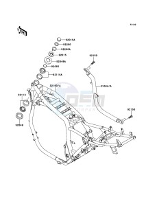 ZRX1200R ZR1200-A5H FR GB XX (EU ME A(FRICA) drawing Frame