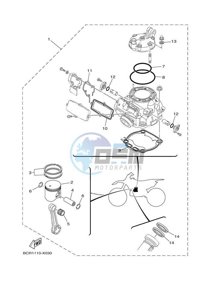 PISTON REBUILT KIT