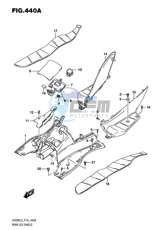 REAR LEG SHIELD