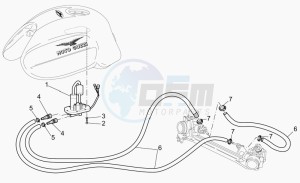 V 11 1100 Le Mans Le Mans drawing Fuel supply