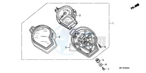 CBR1000RR9 Australia - (U / SPC) drawing METER