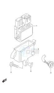 DF 20A drawing PTT Switch Remote Control w/Power Tilt