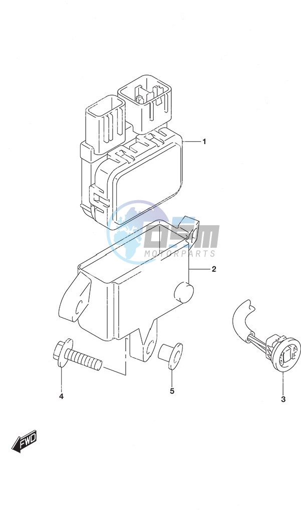 PTT Switch Remote Control w/Power Tilt