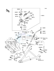 KFX450R KSF450B8F EU drawing Front Master Cylinder