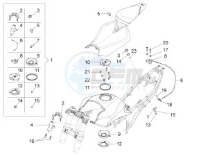 RS 125 REPLICA 4T E4 ABS (EMEA) drawing Locks