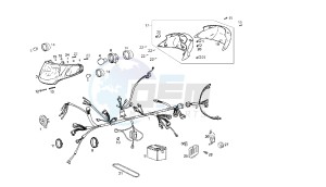 ATLANTIS - 50 CC Euro 2 4T drawing WIRING HARNESS