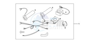 VT750CA9 KO / MK ST drawing GRIP HEATER CUSTOM'S