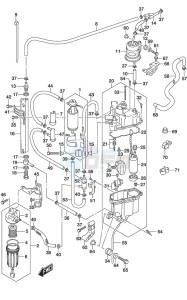 DF 250AP drawing Fuel Pump/Fuel Vapor Separator