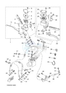 YP400RA X-MAX 400 ABS X-MAX (1SD8 1SD8 1SD8) drawing FRONT MASTER CYLINDER